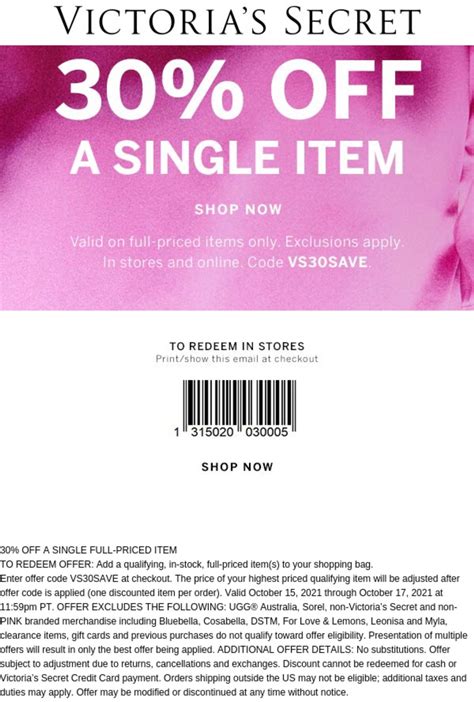 victoria secret code 2022|victoria's secret promotional code.